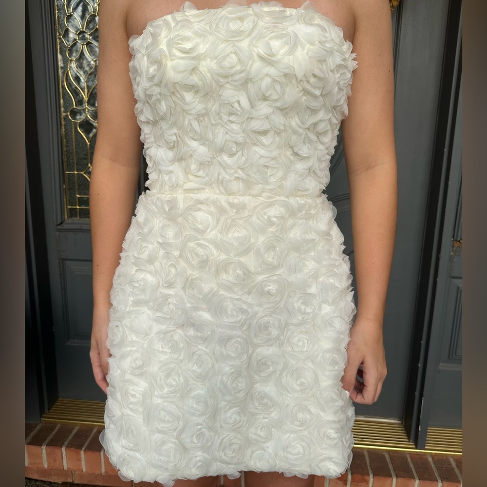 White formal dress